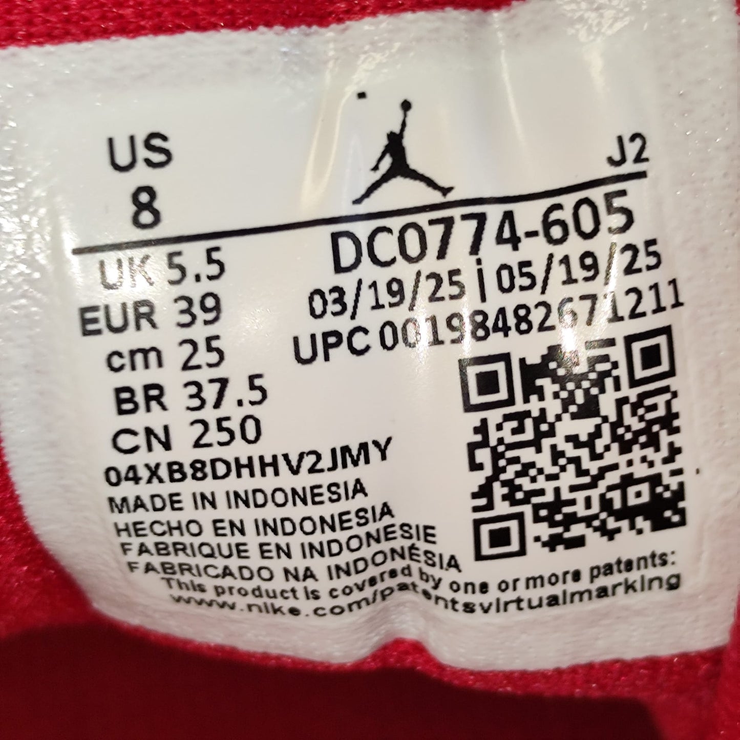 Talla 39 Jordan 1 Low