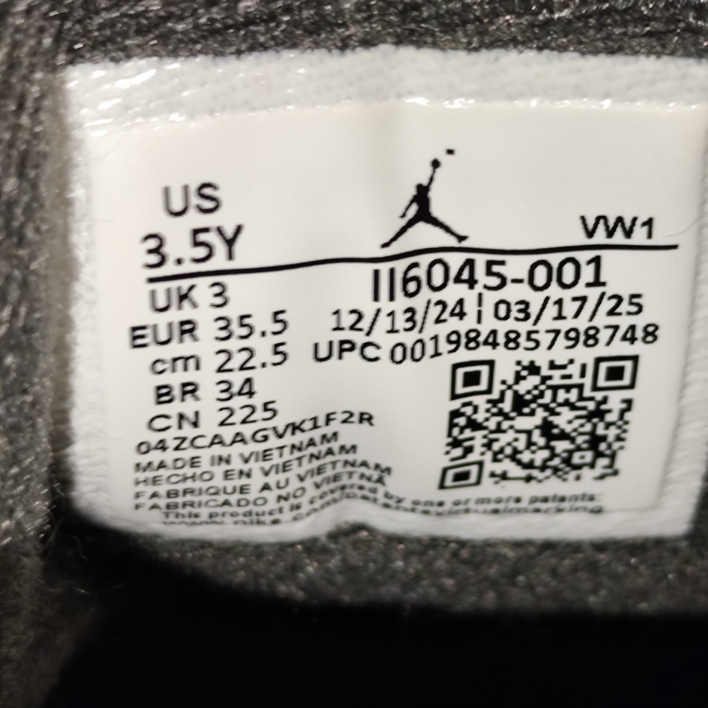 Talla 35.5 Jordan Flight