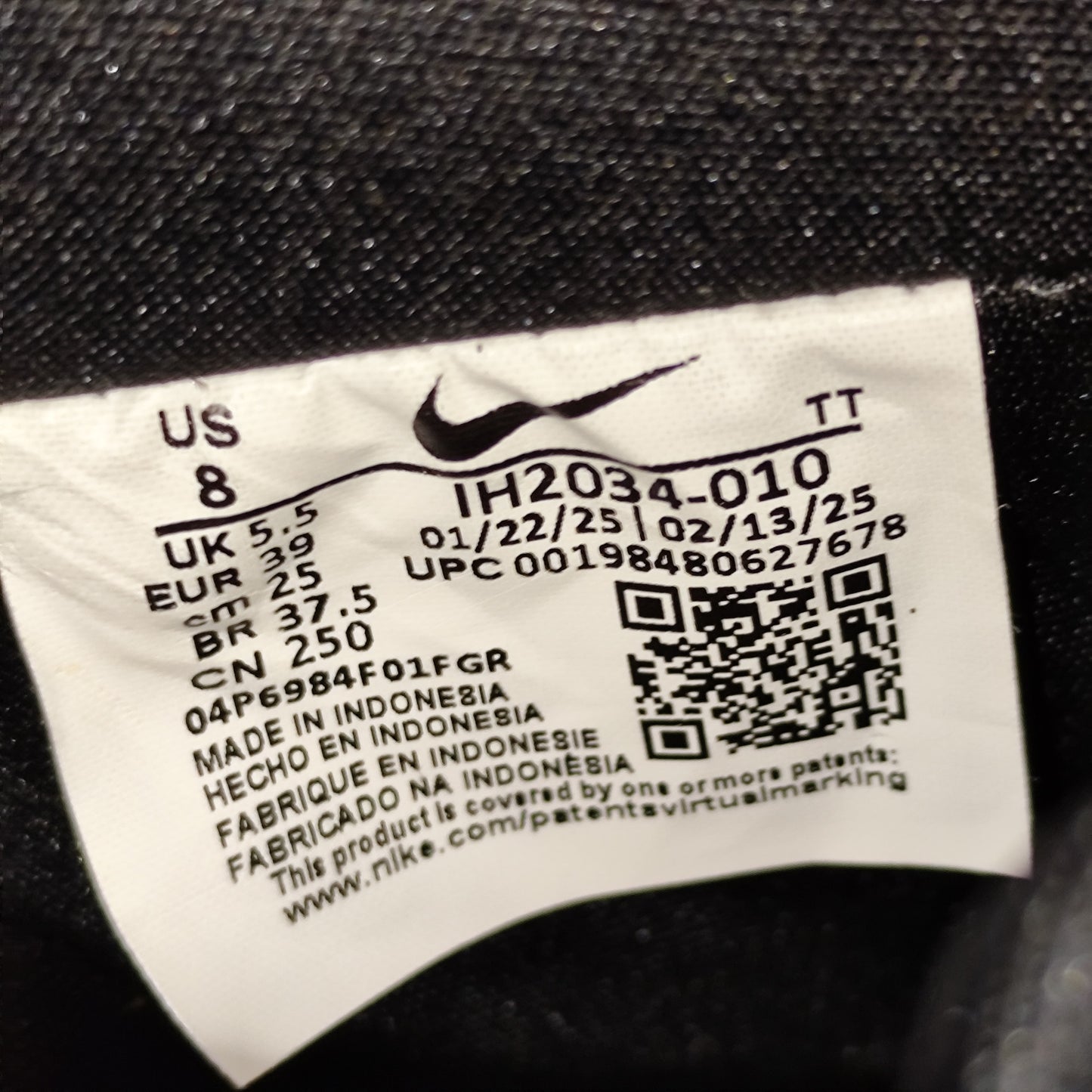 Talla 39 Air Force 1