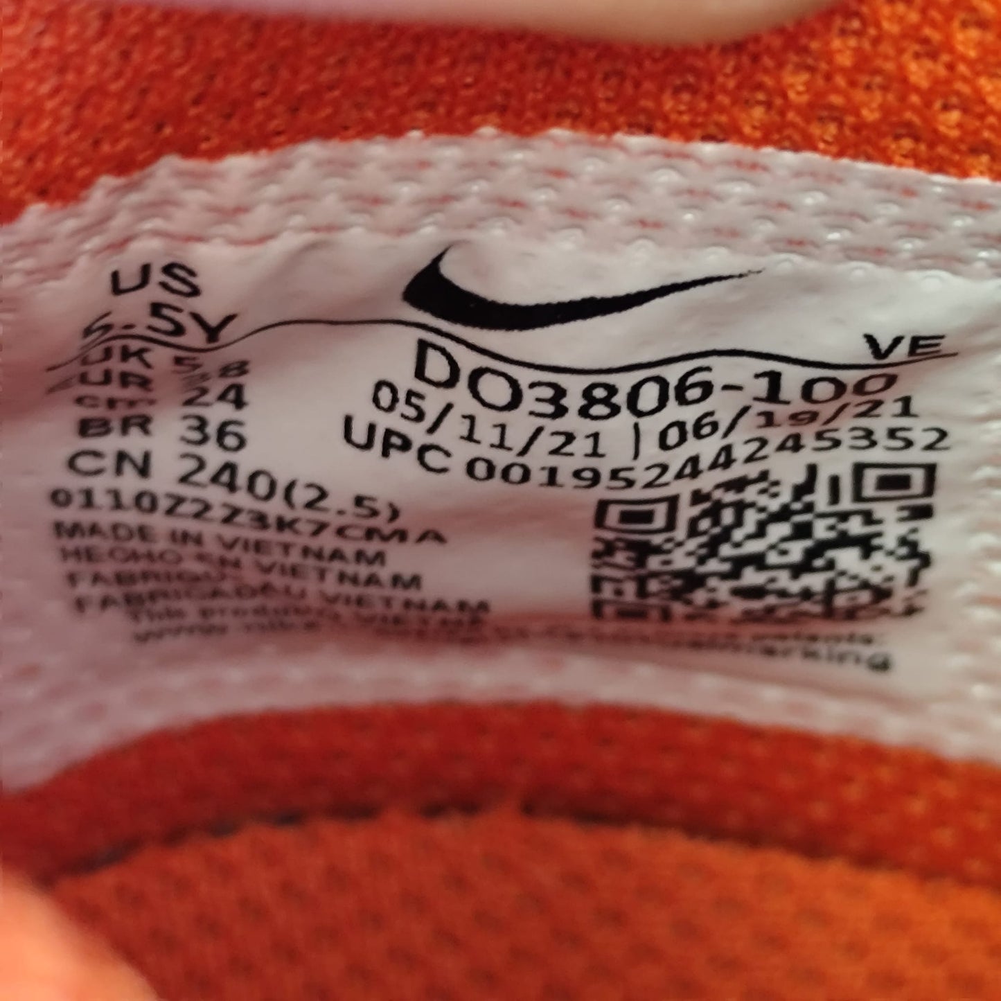 Talla 38 Dunk Low SE
