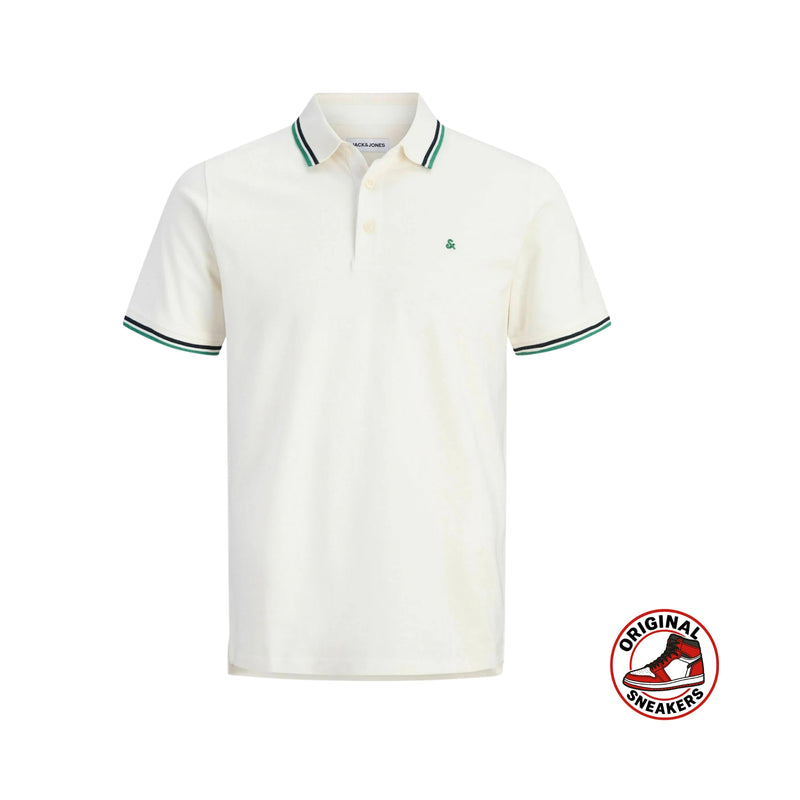 Talla L - Polo Blanco Jack&Jones