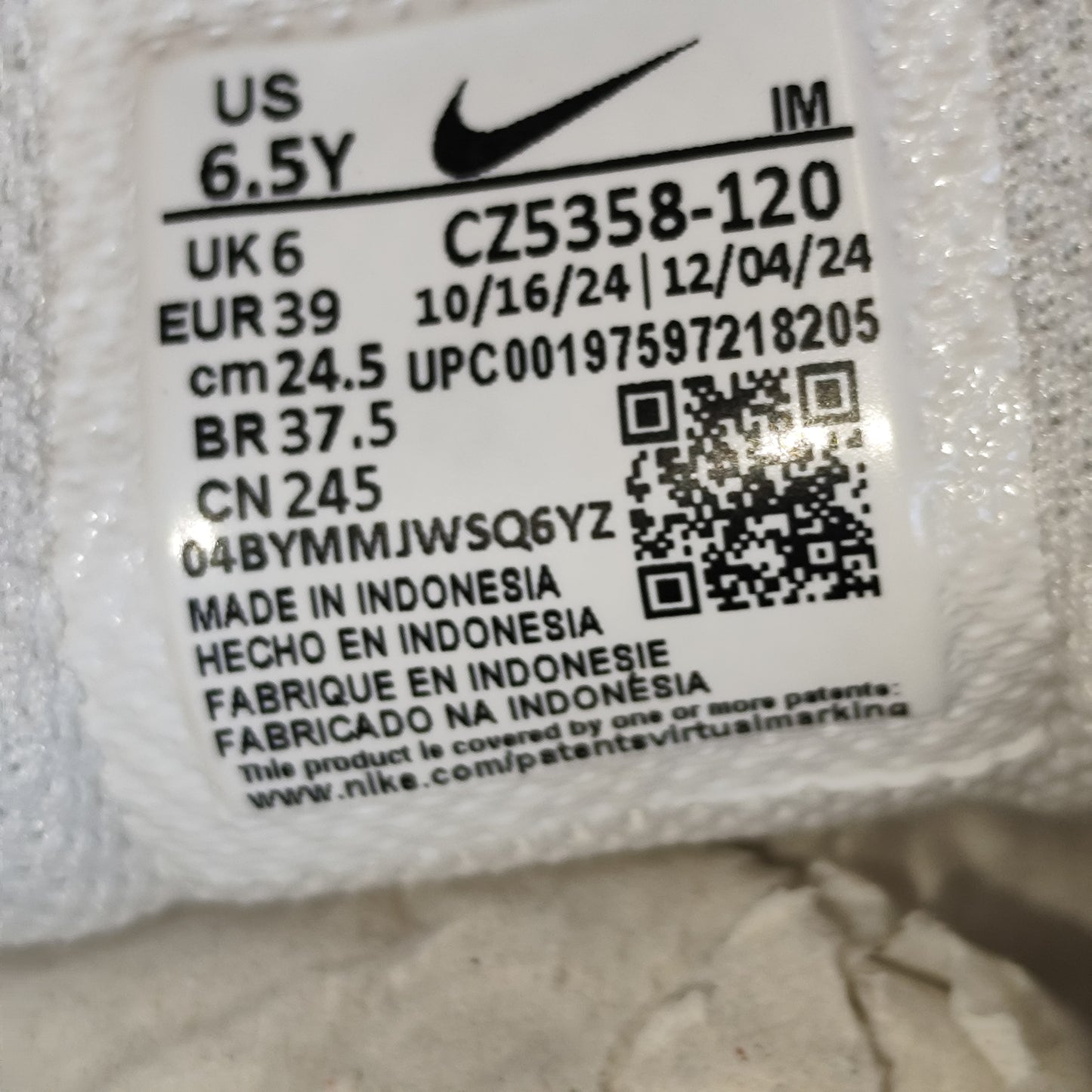 Talla 39  Air Max SC