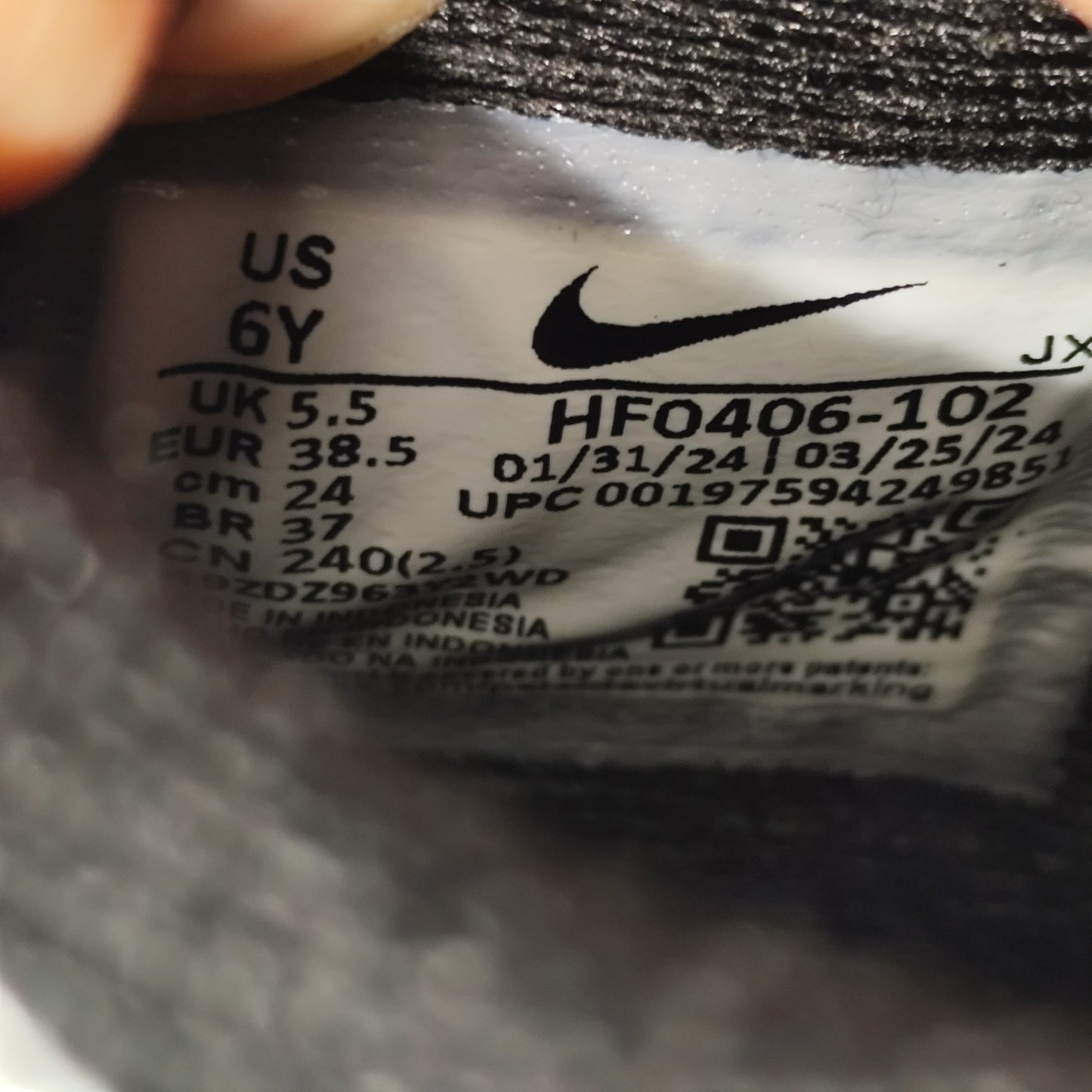 Talla 38.5 Air Flight 89