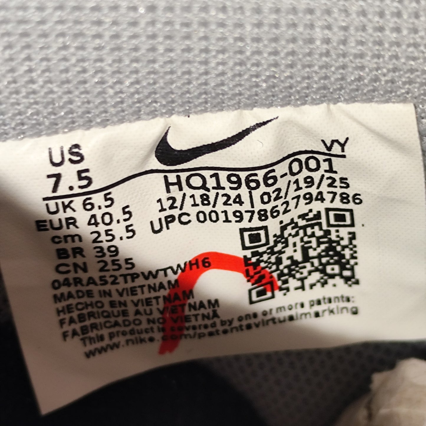 Talla 40.5 Air Force 1