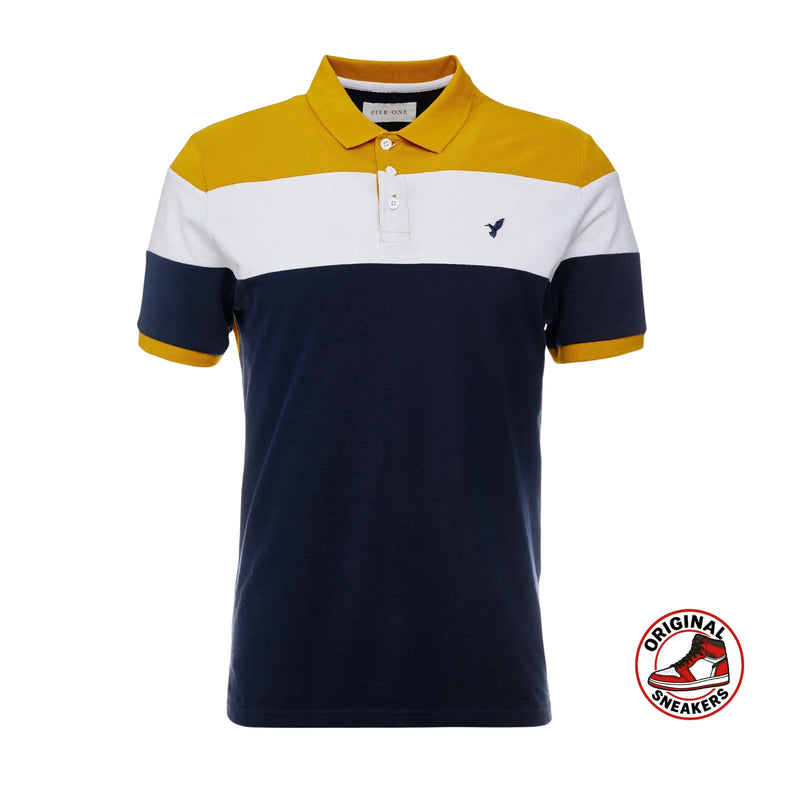 Talla XXL- Polo Azul Marino Pier One