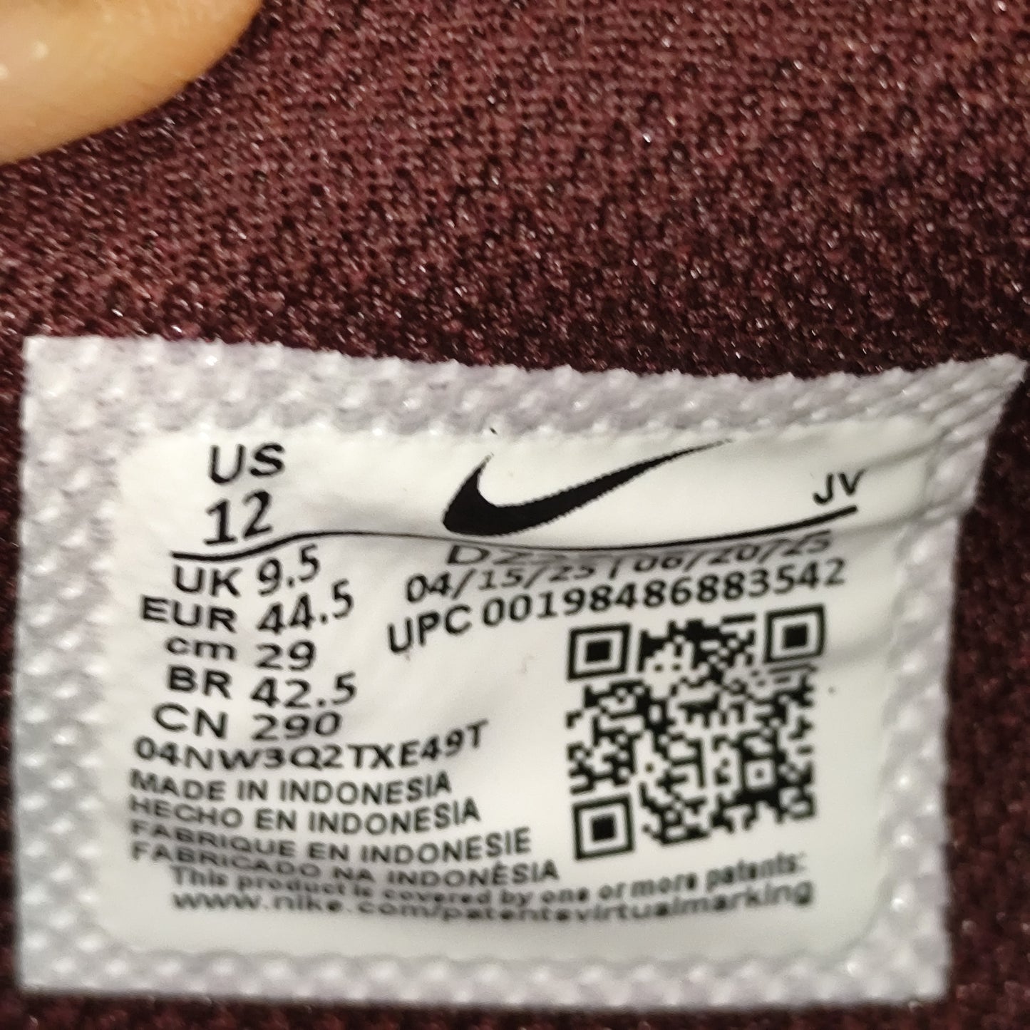 Talla 44.5 Cortez Textile