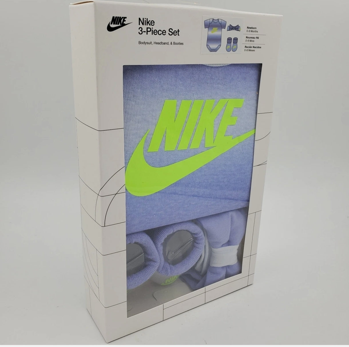 0-6 meses Set Nike 3 piezas